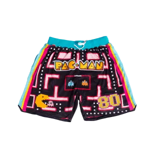 PAC MAN BASKETBALL SHORTS BLACK/MULTI