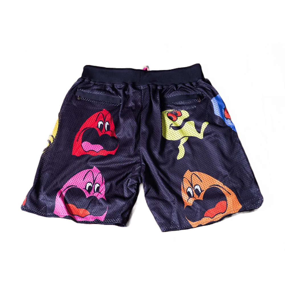 PACMAN BASKETBALL SHORTS BLACK