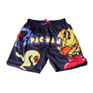 PACMAN BASKETBALL SHORTS BLACK