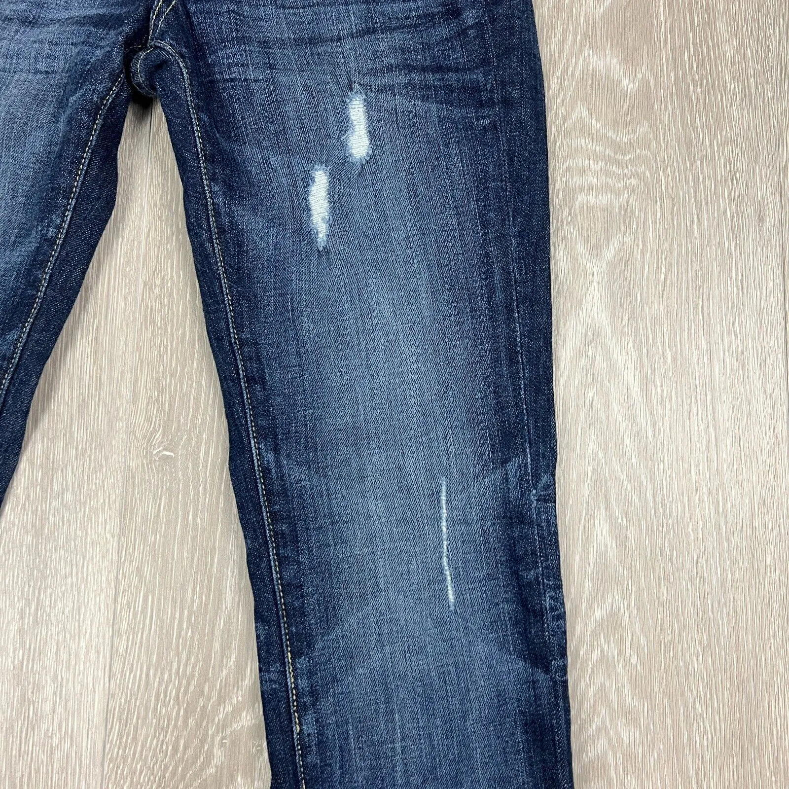 Paige Laurel Canyon Womens Boot But Low Rise Blue Denim Jeans Size 25