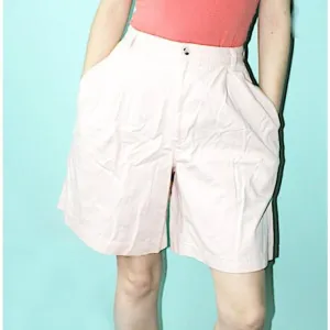PALMETTO's Pink Vintage 1990's High Waisted Bermuda Shorts