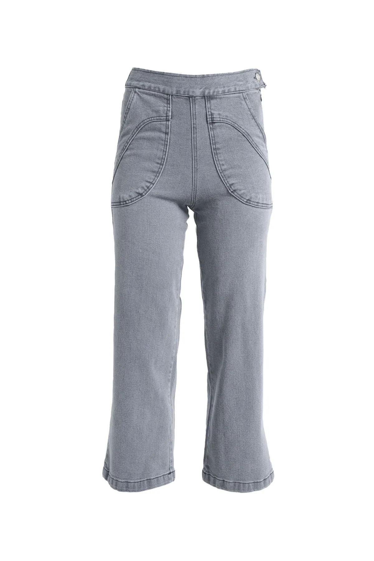 Peggy Jeans Grey Wash in Denim