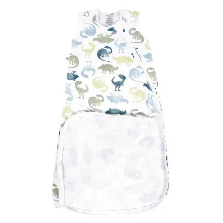Perlimpinpin Cotton Muslin Sleep Bag 0.7 TOG (Brachiosaurus)