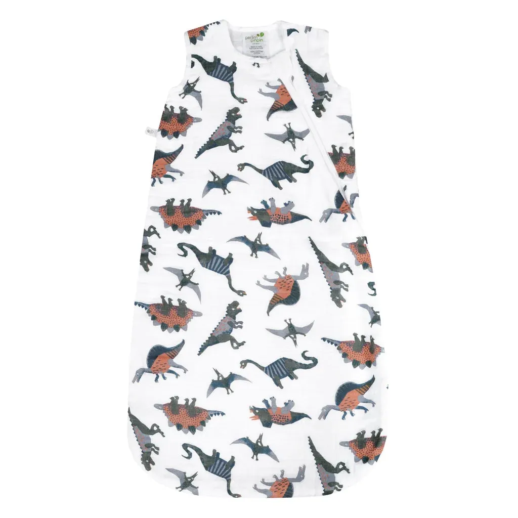 Perlimpinpin Cotton Muslin Sleep Bag 0.7 TOG (Dinos)