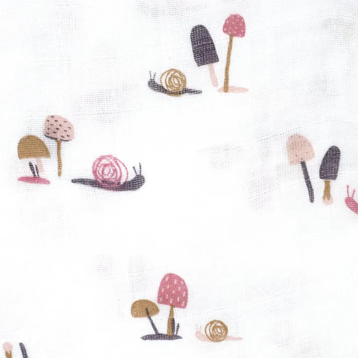 Perlimpinpin Cotton Muslin Sleep Bag 0.7 TOG (Snails)