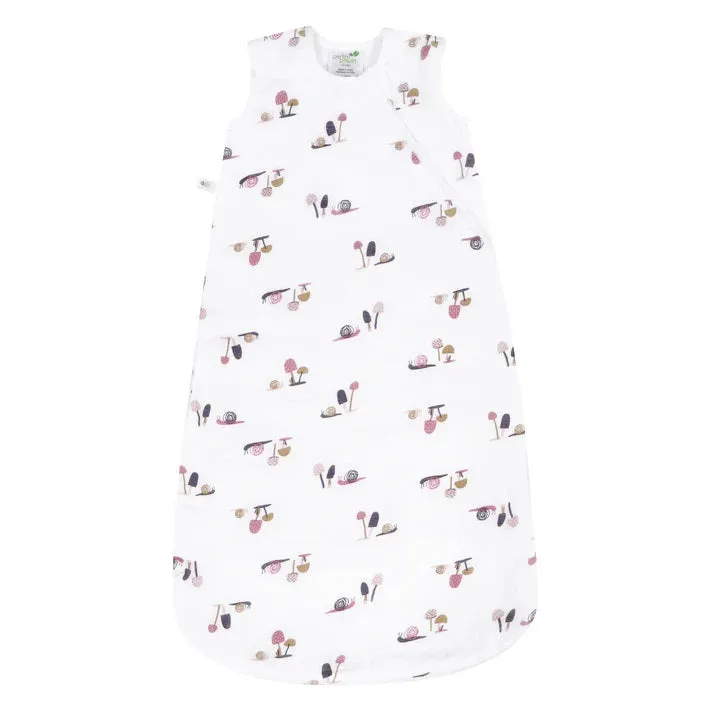 Perlimpinpin Cotton Muslin Sleep Bag 0.7 TOG (Snails)
