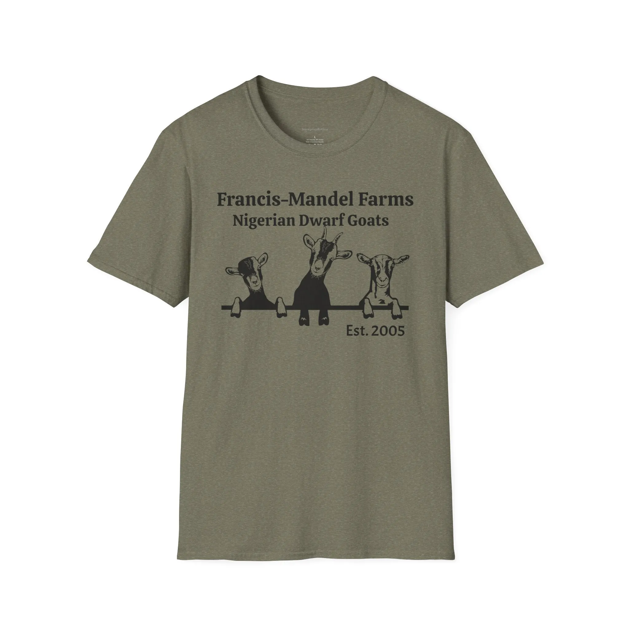 Personalized Goat Tee, Softstyle T-Shirt