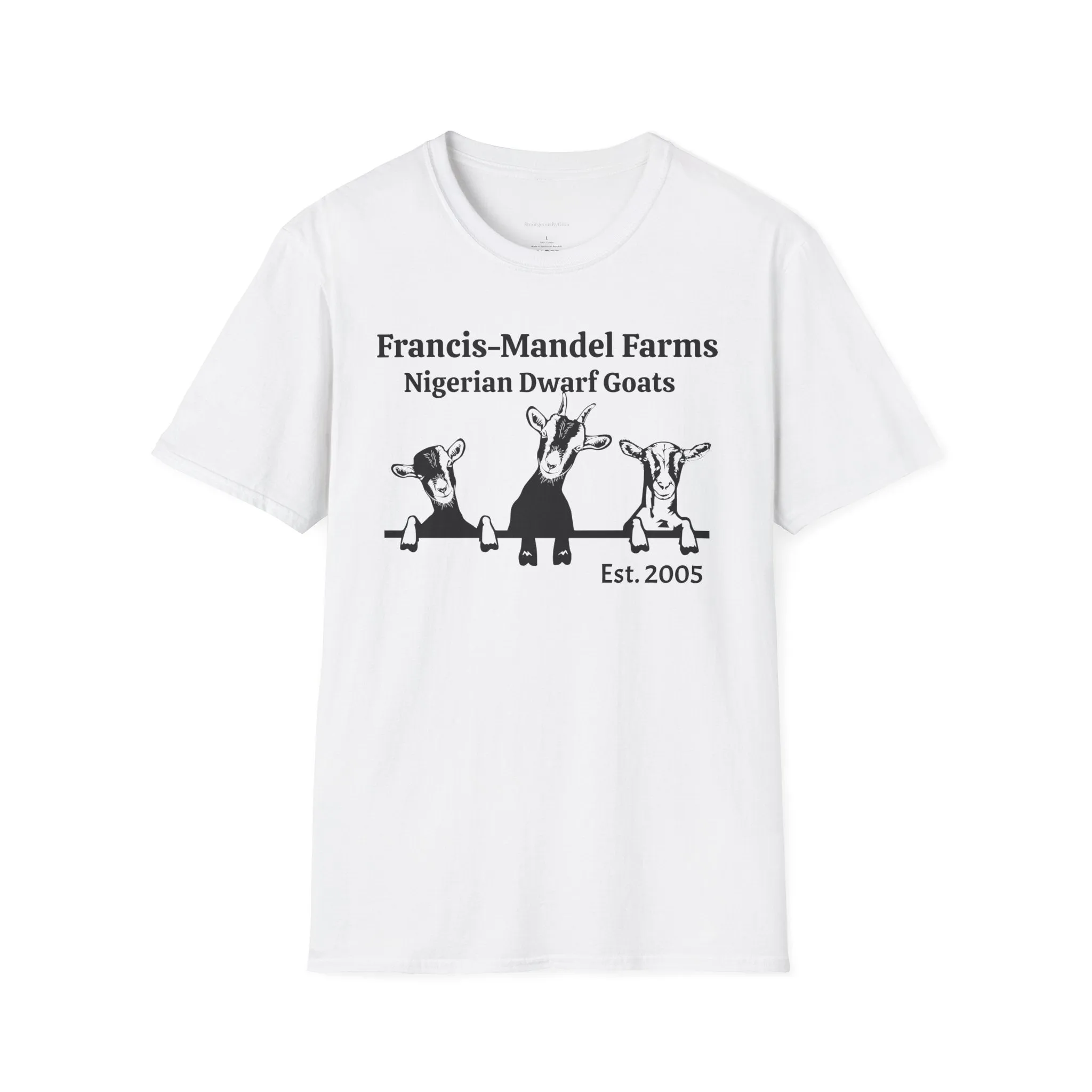 Personalized Goat Tee, Softstyle T-Shirt