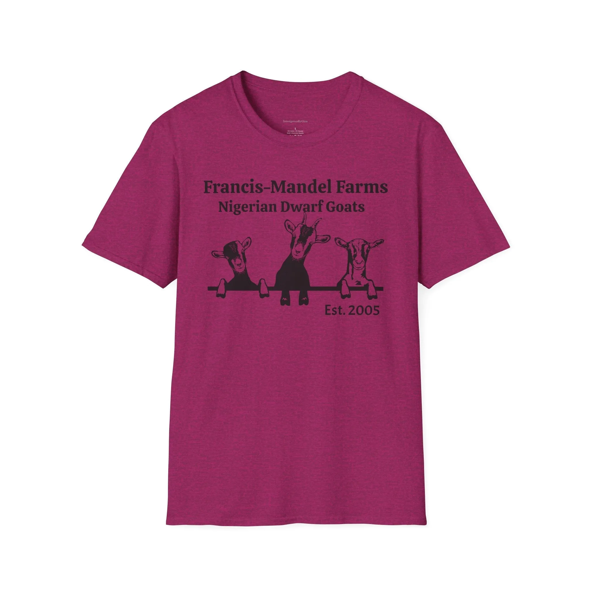 Personalized Goat Tee, Softstyle T-Shirt