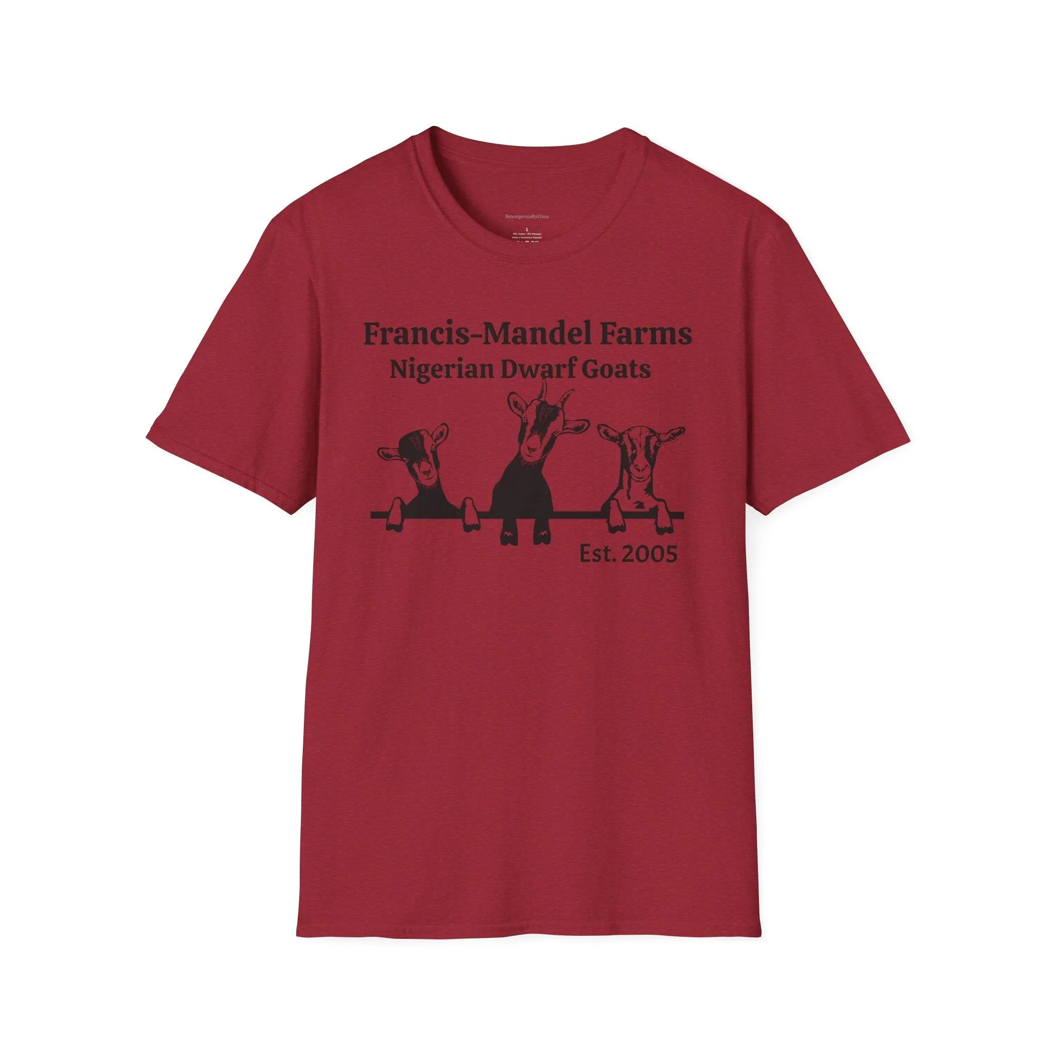 Personalized Goat Tee, Softstyle T-Shirt