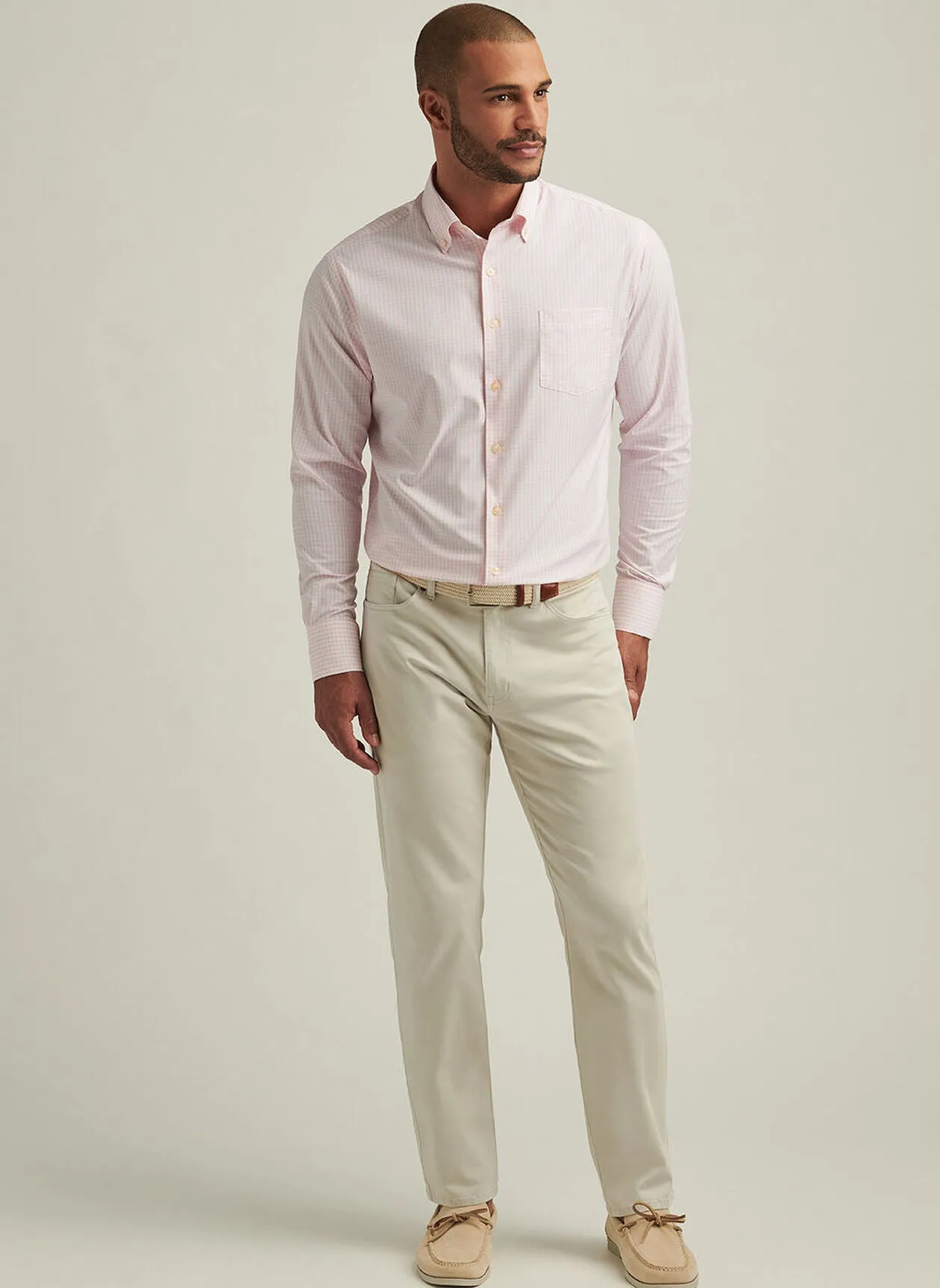Peter Millar Hanford Performance Twill Sport Shirt