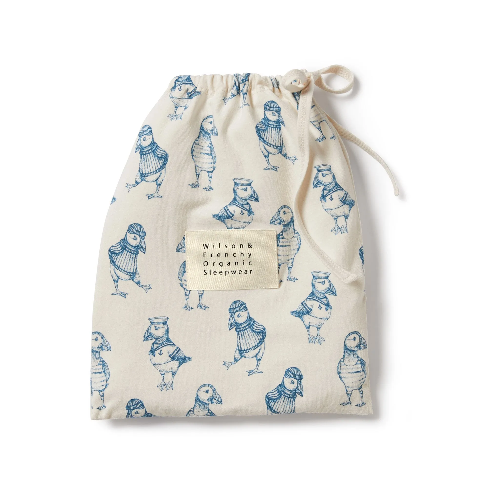 Petit Puffin Organic Short Sleeve Pyjamas