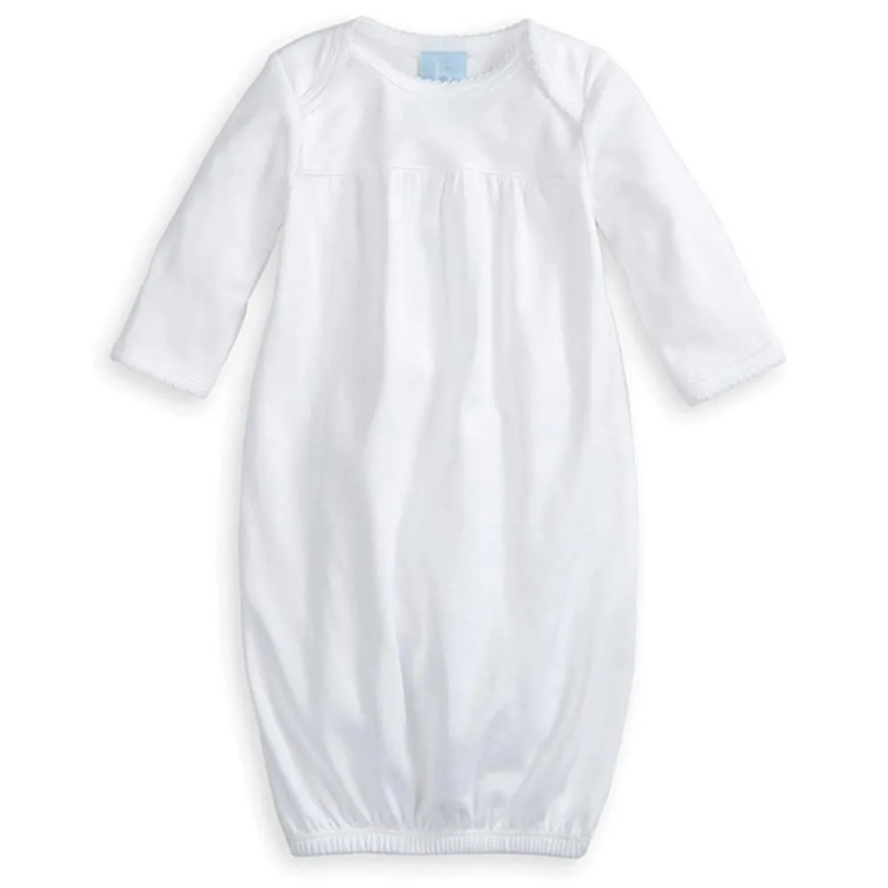 Pima Baby Sac -- White w/ White