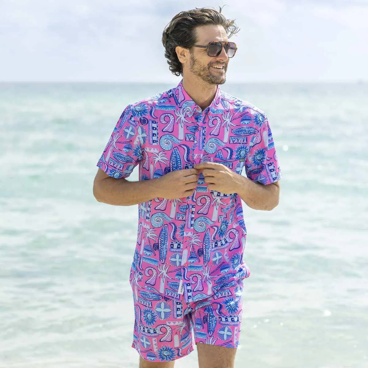 Pink Sand Beach – Hybrid Shorts
