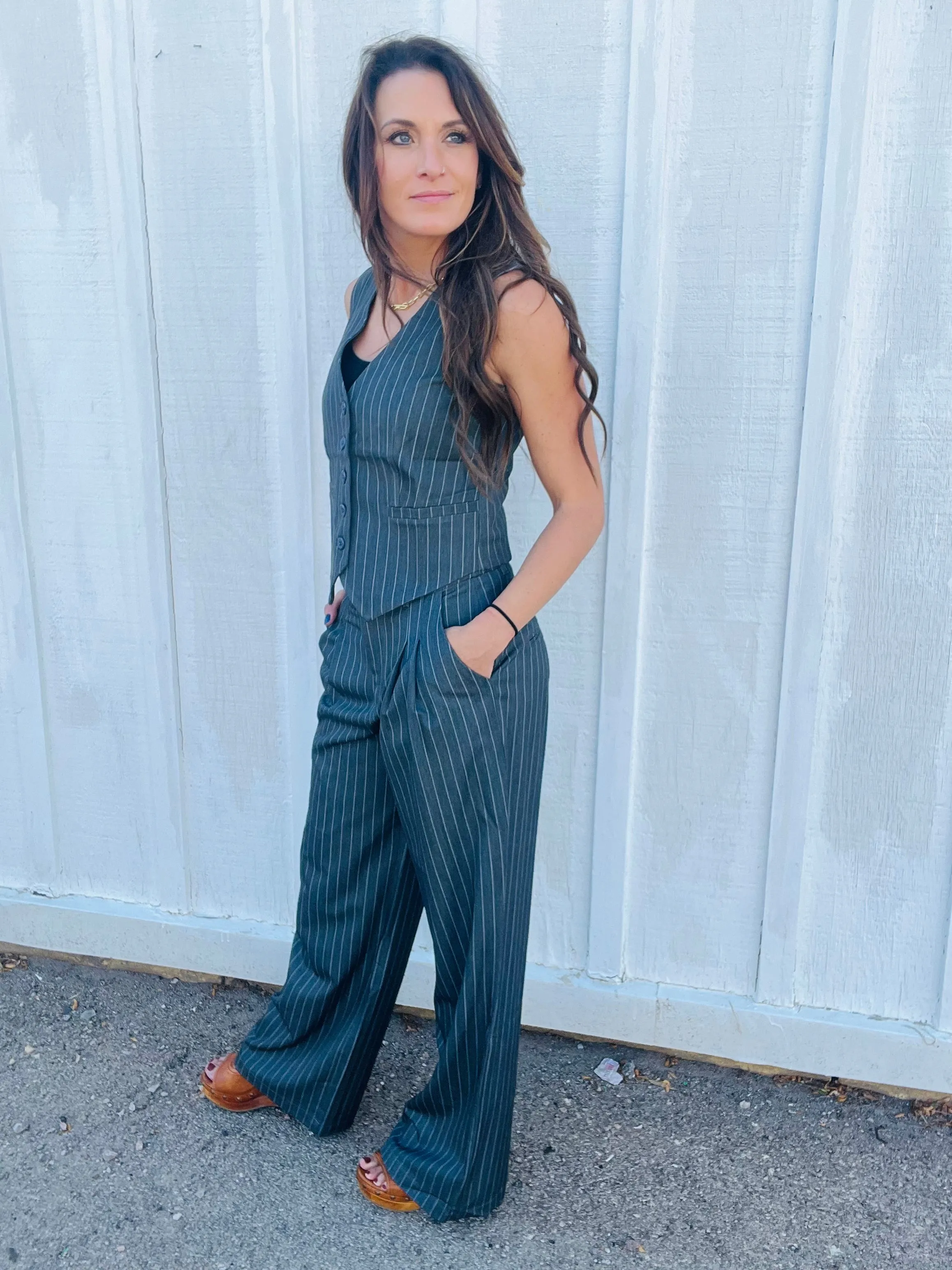 Pinstripe Pants