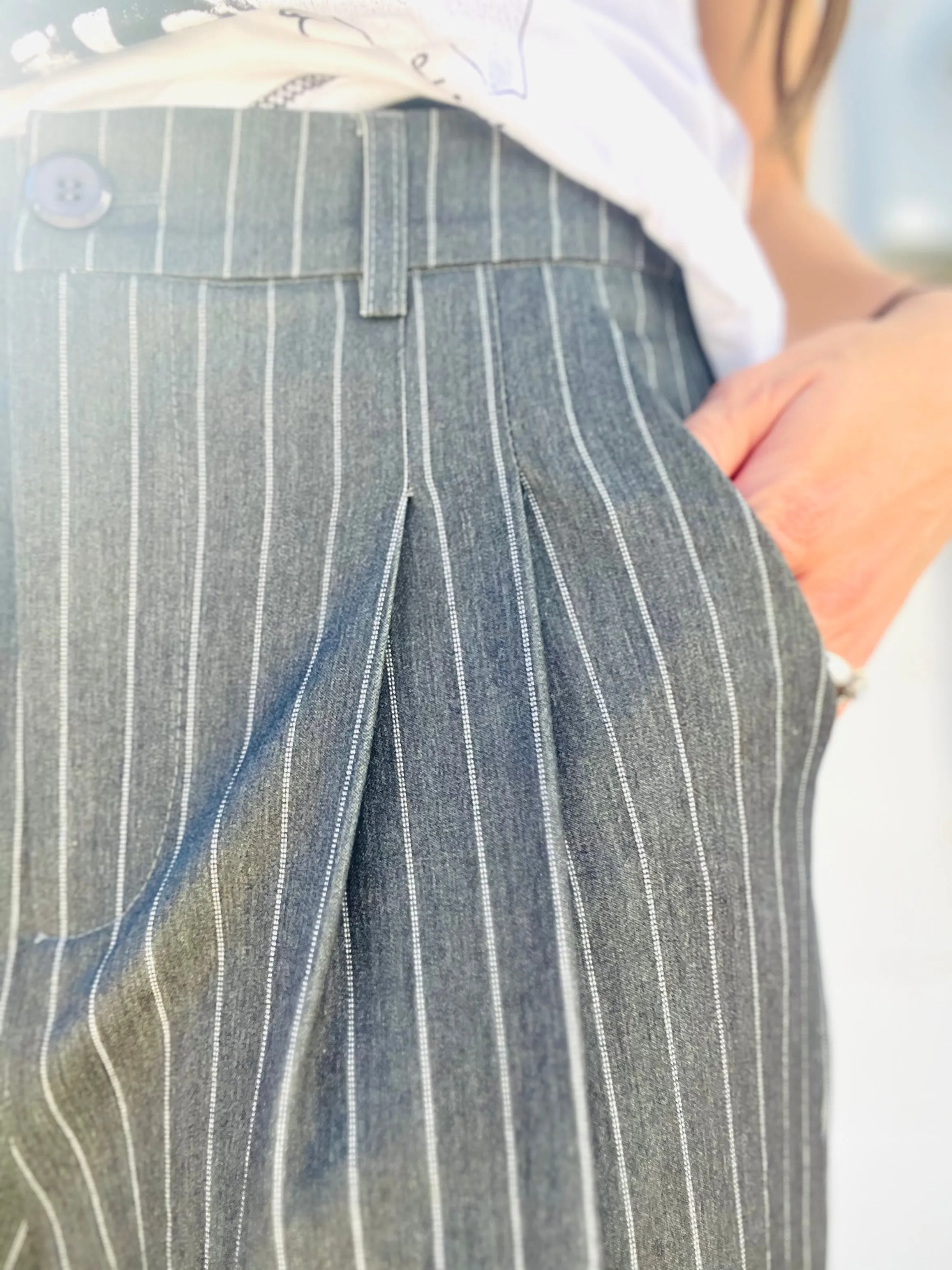 Pinstripe Pants