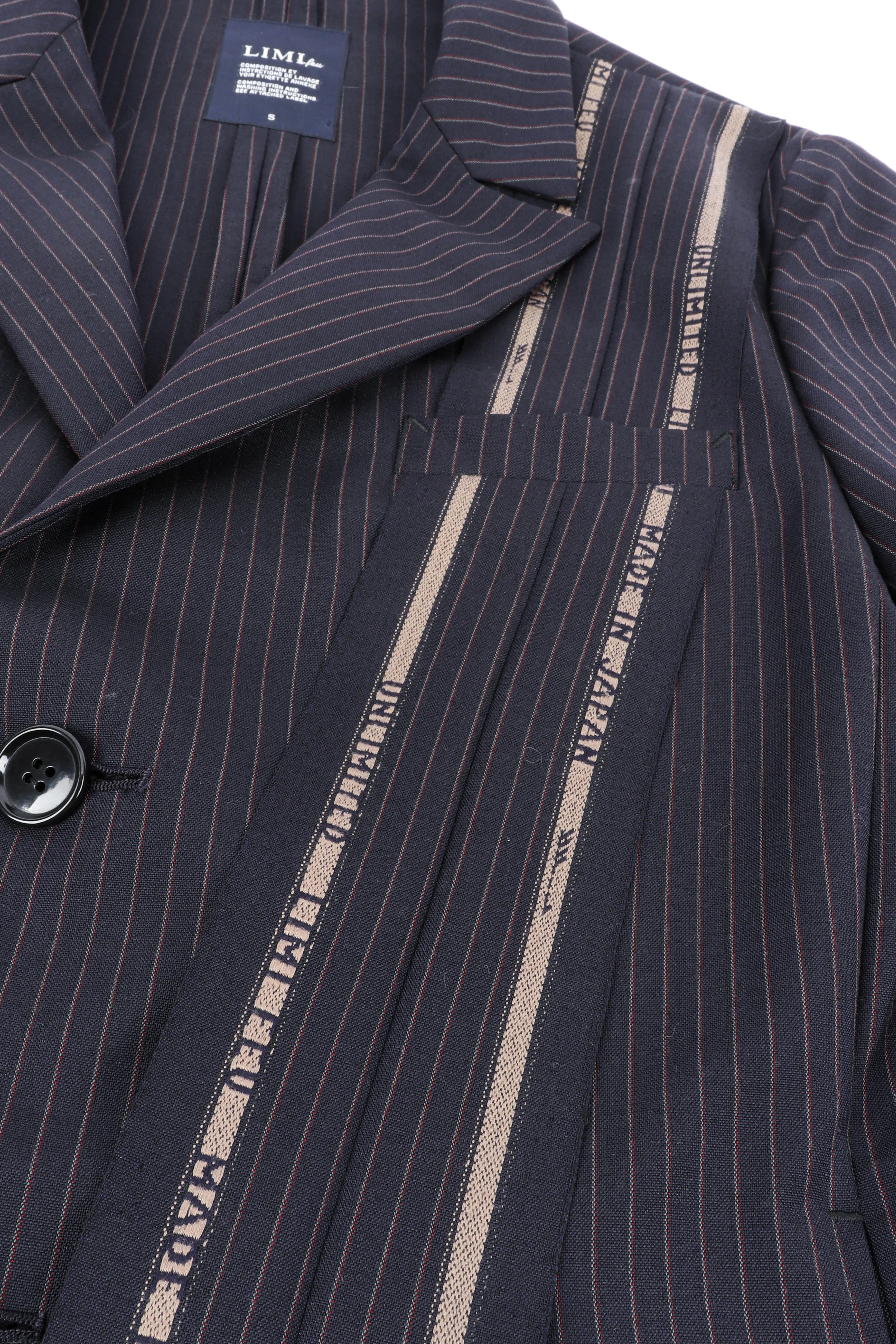 Pinstripe Wool Suit