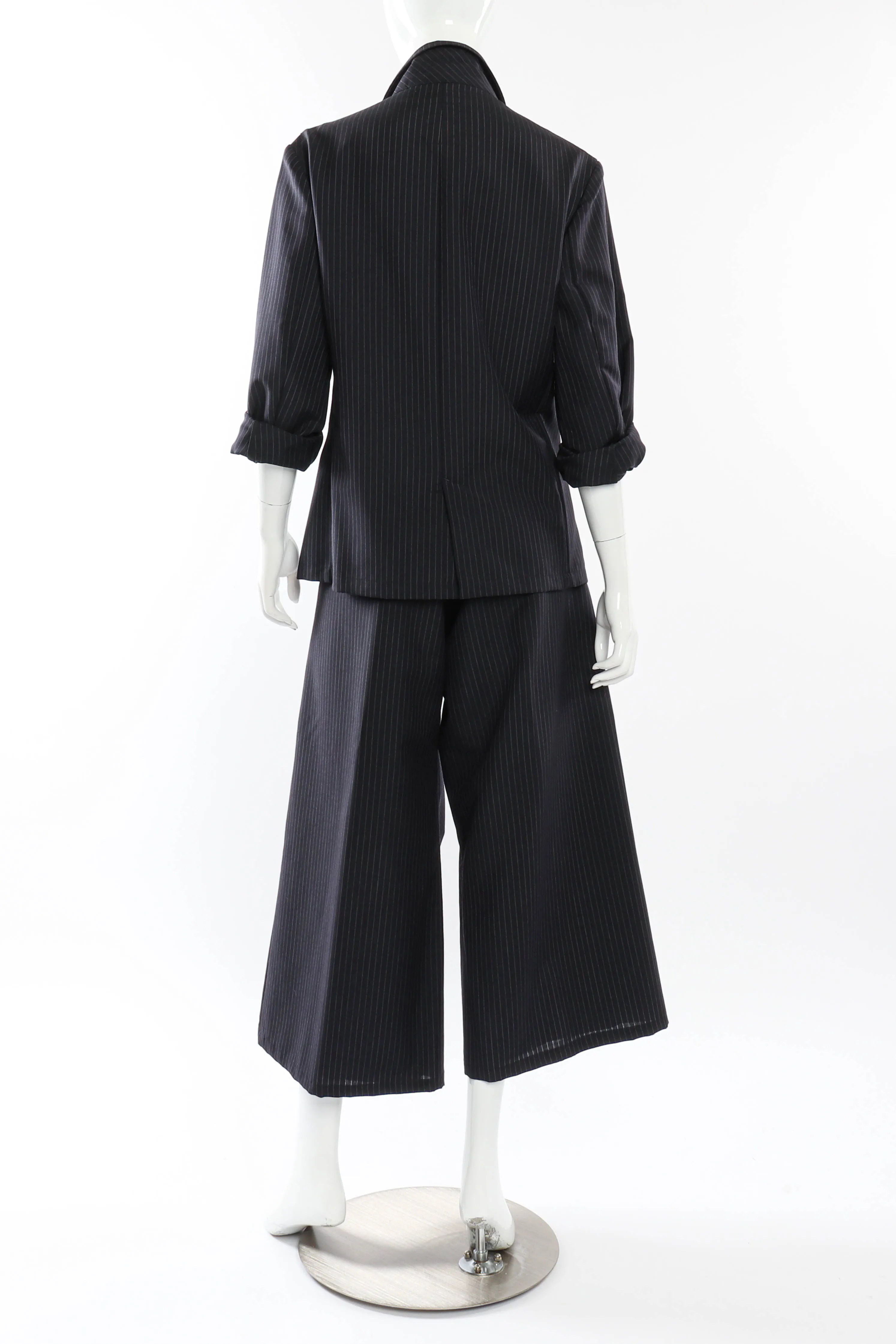 Pinstripe Wool Suit