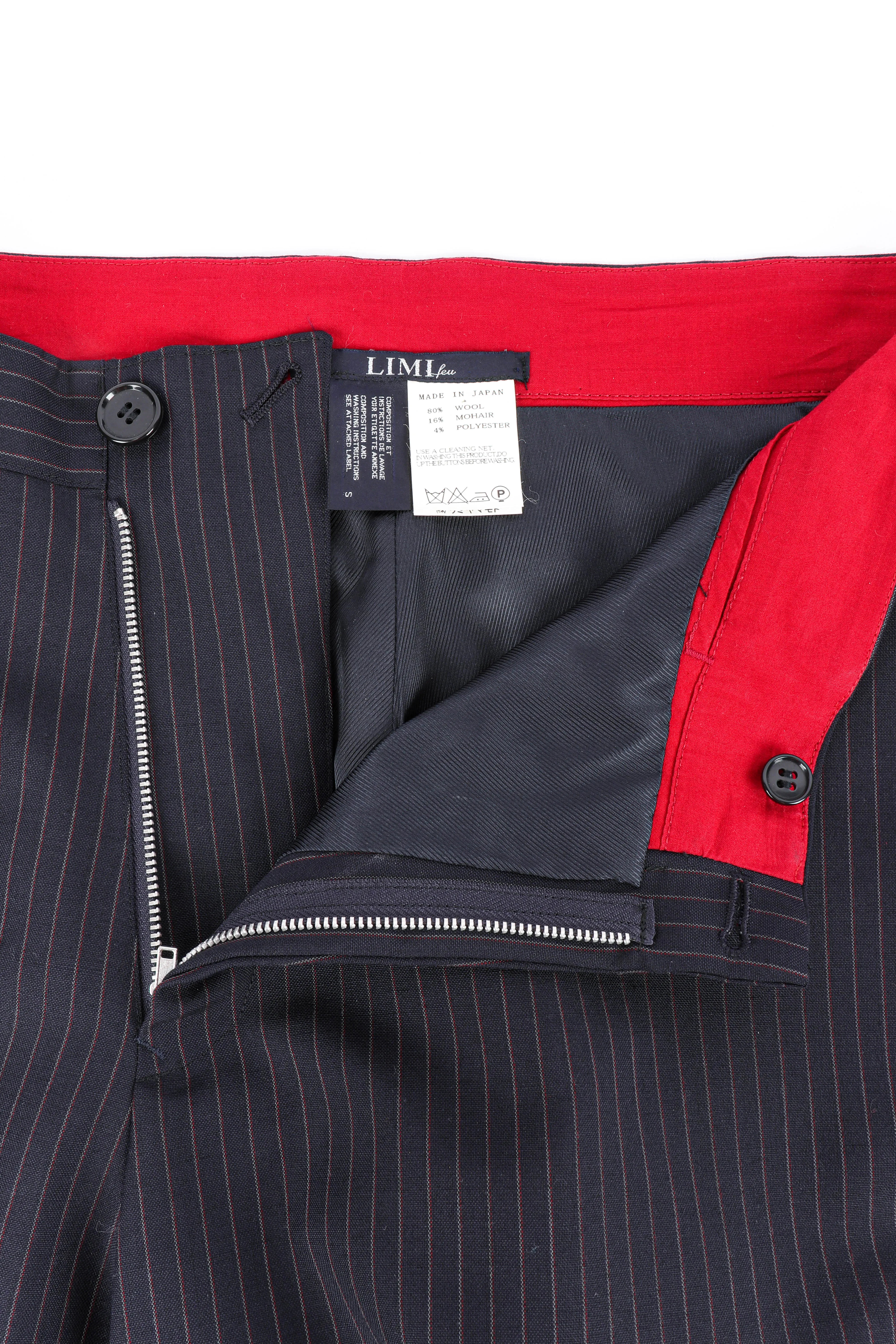 Pinstripe Wool Suit