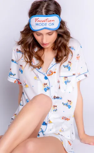 PJ Salvage Playful Prints Vacation Mode PJ Set