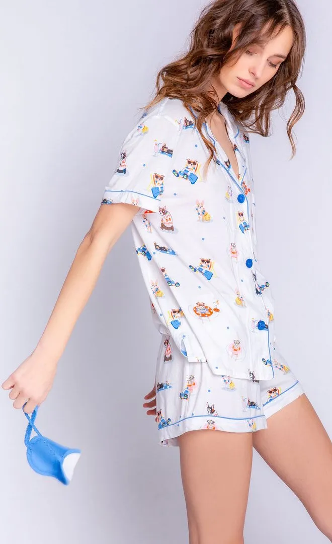PJ Salvage Playful Prints Vacation Mode PJ Set