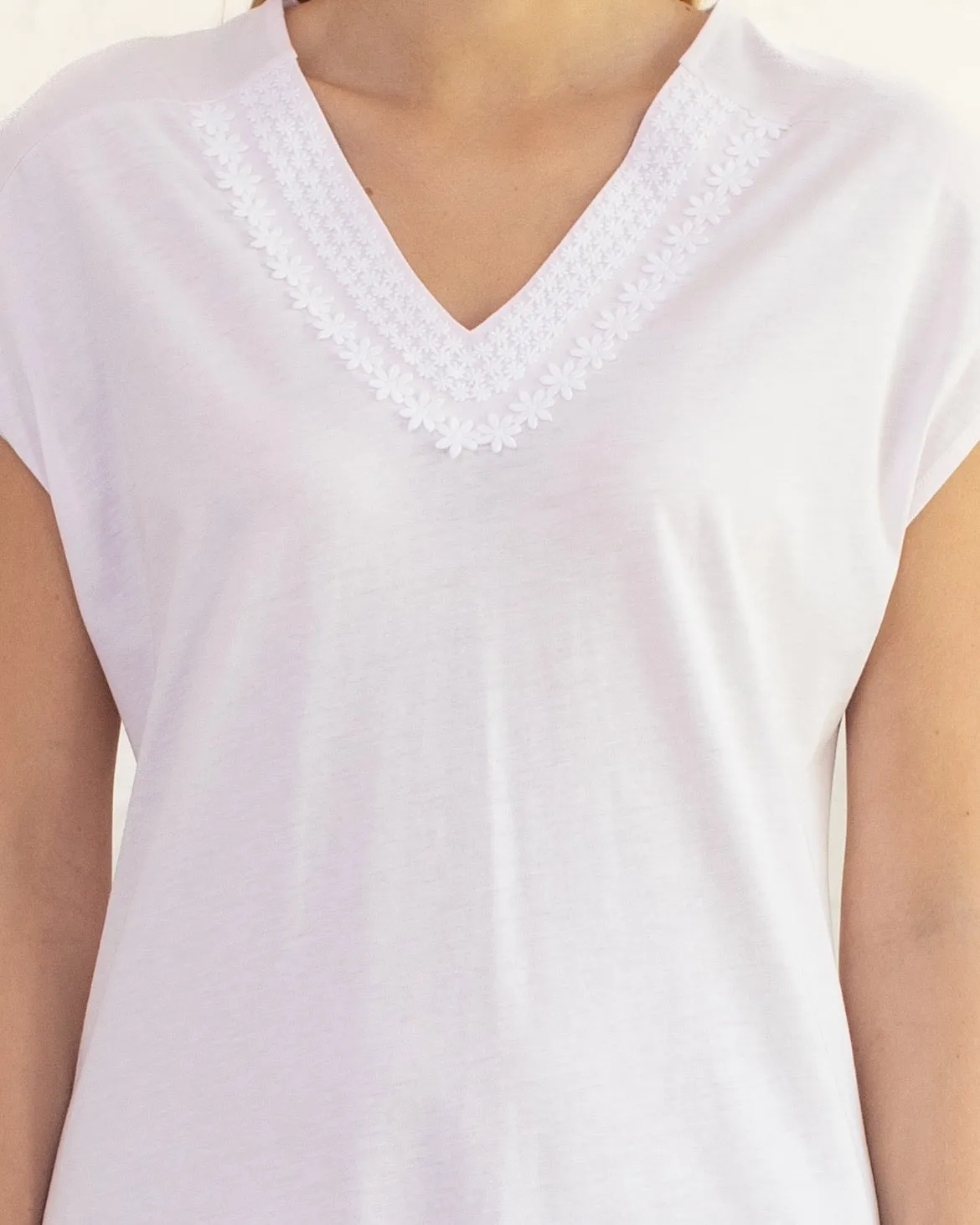 Pluto - Henka Cotton Nightdress - White
