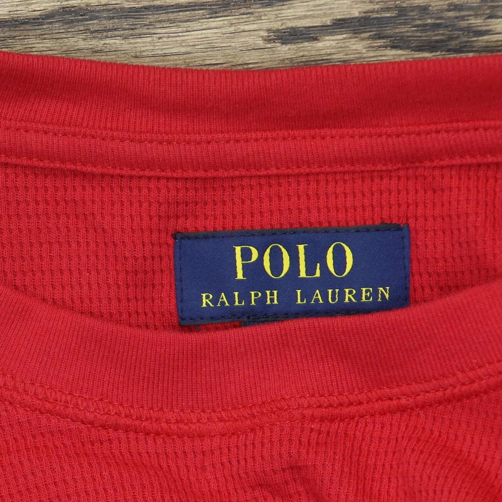 Polo Ralph Lauren Mens Sleepwear Waffle-Knit Thermal Pajama Shirt
