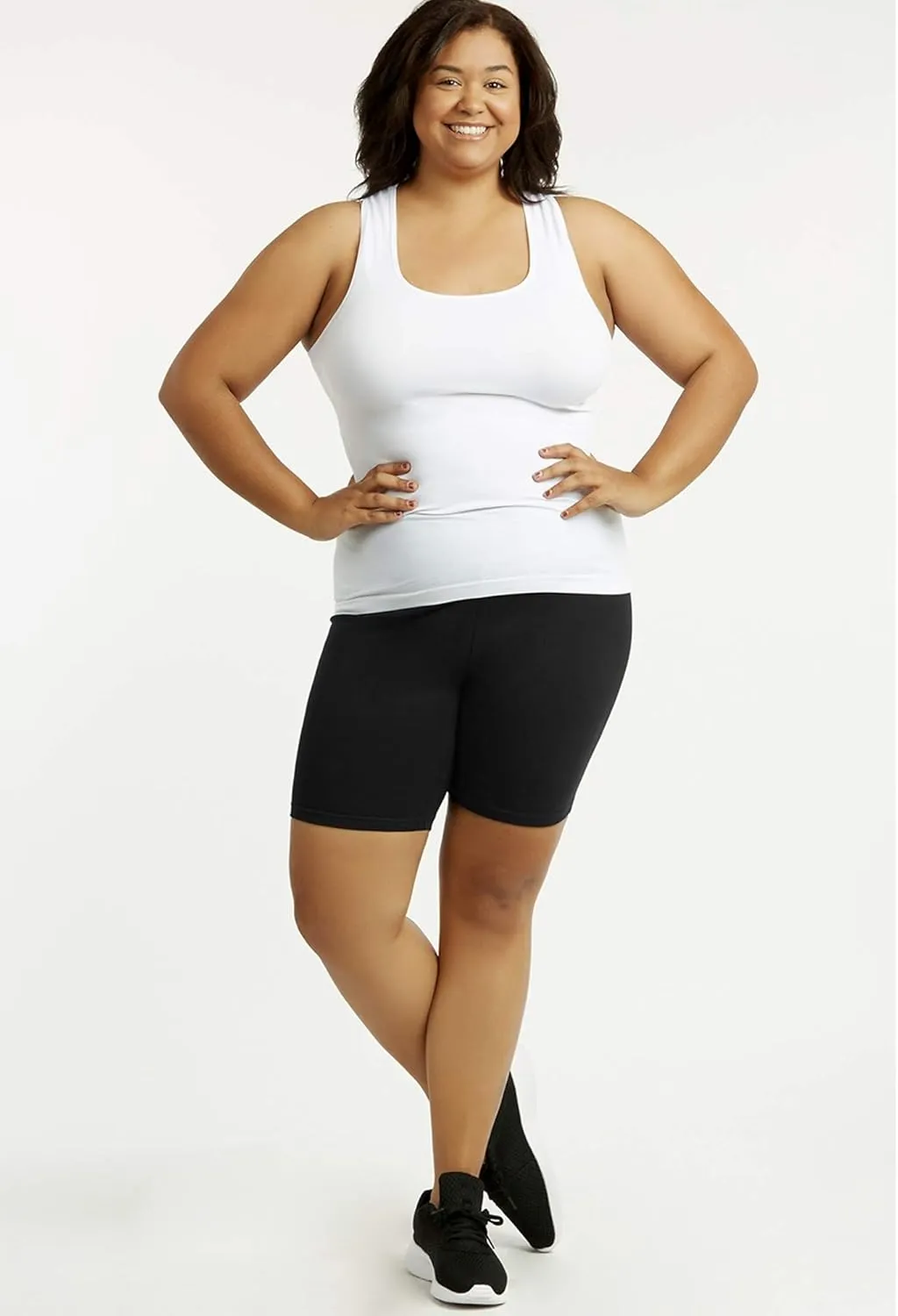 Popular Bike Shorts Women Plus Size - Soft Cotton Biker Shorts. Great Gym, Workout, Running, Yoga Shorts or Any Activity