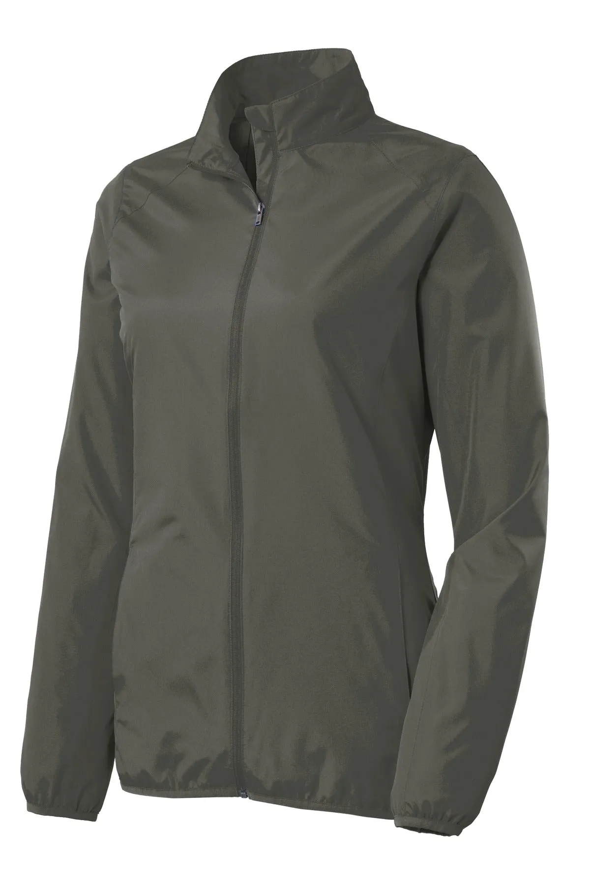 Port Authority Women's Zephyr Full-Zip Jacket. L344 Grey Steel