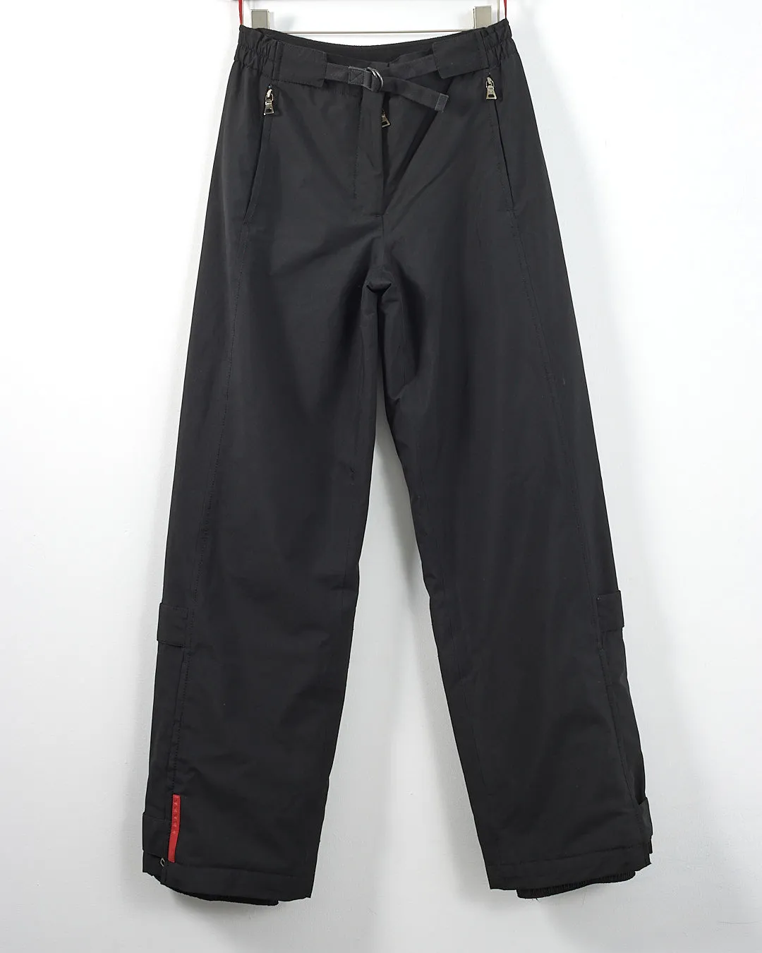Prada Extreme-Tex Stretch Gortex Belted Ski Jacket with Fur Trim and Ski Pants - 42