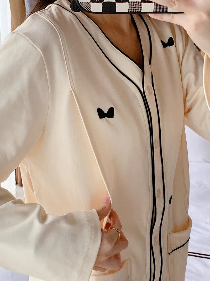 Pregnant & Feeding Maternal Home Wear Pure Cotton Sleepwear