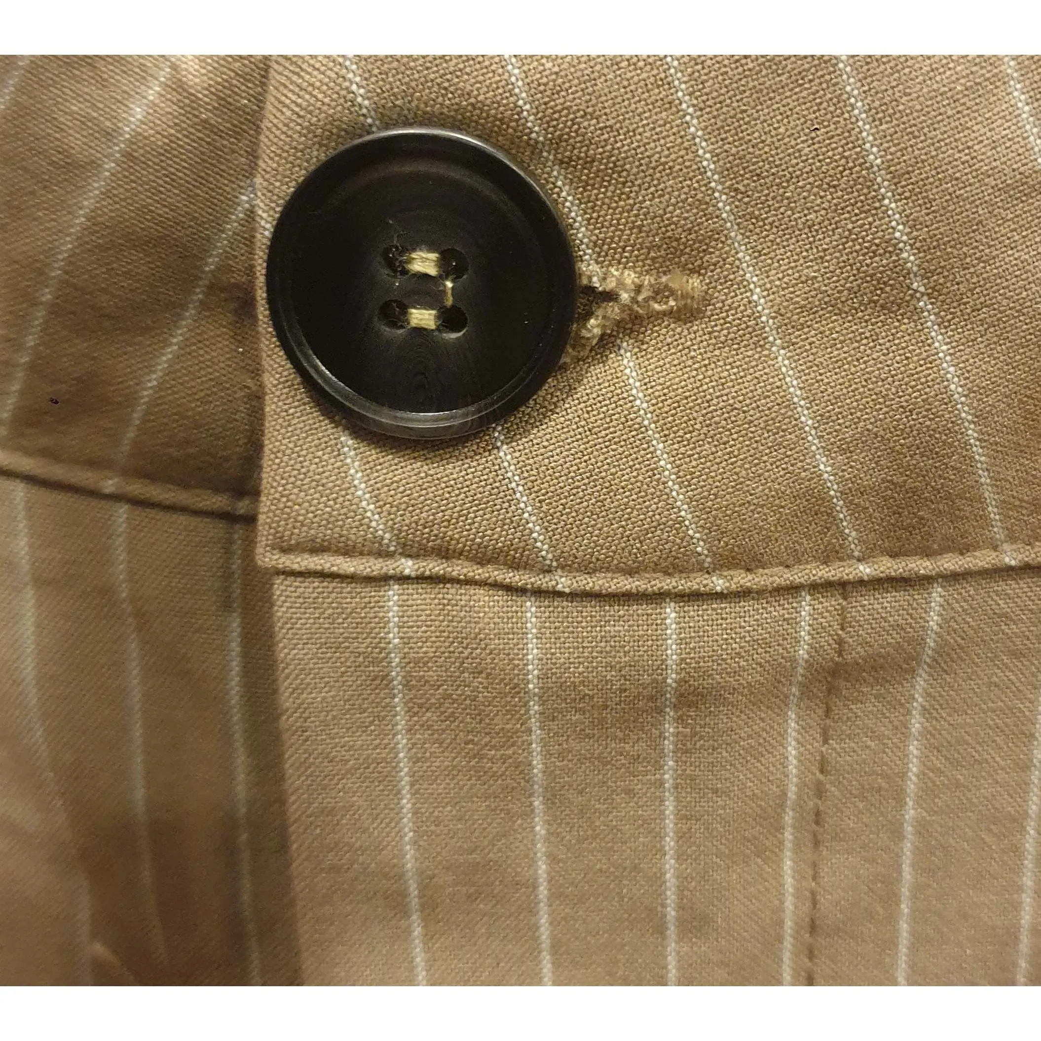 Princess Polly tan pinstripe pants size 24