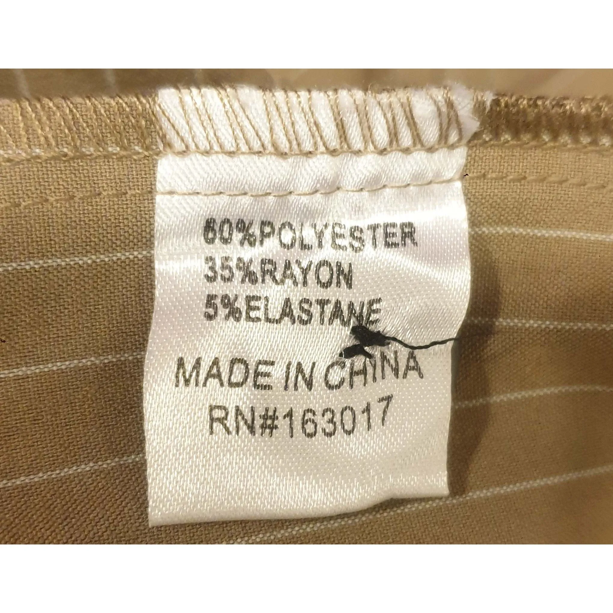 Princess Polly tan pinstripe pants size 24