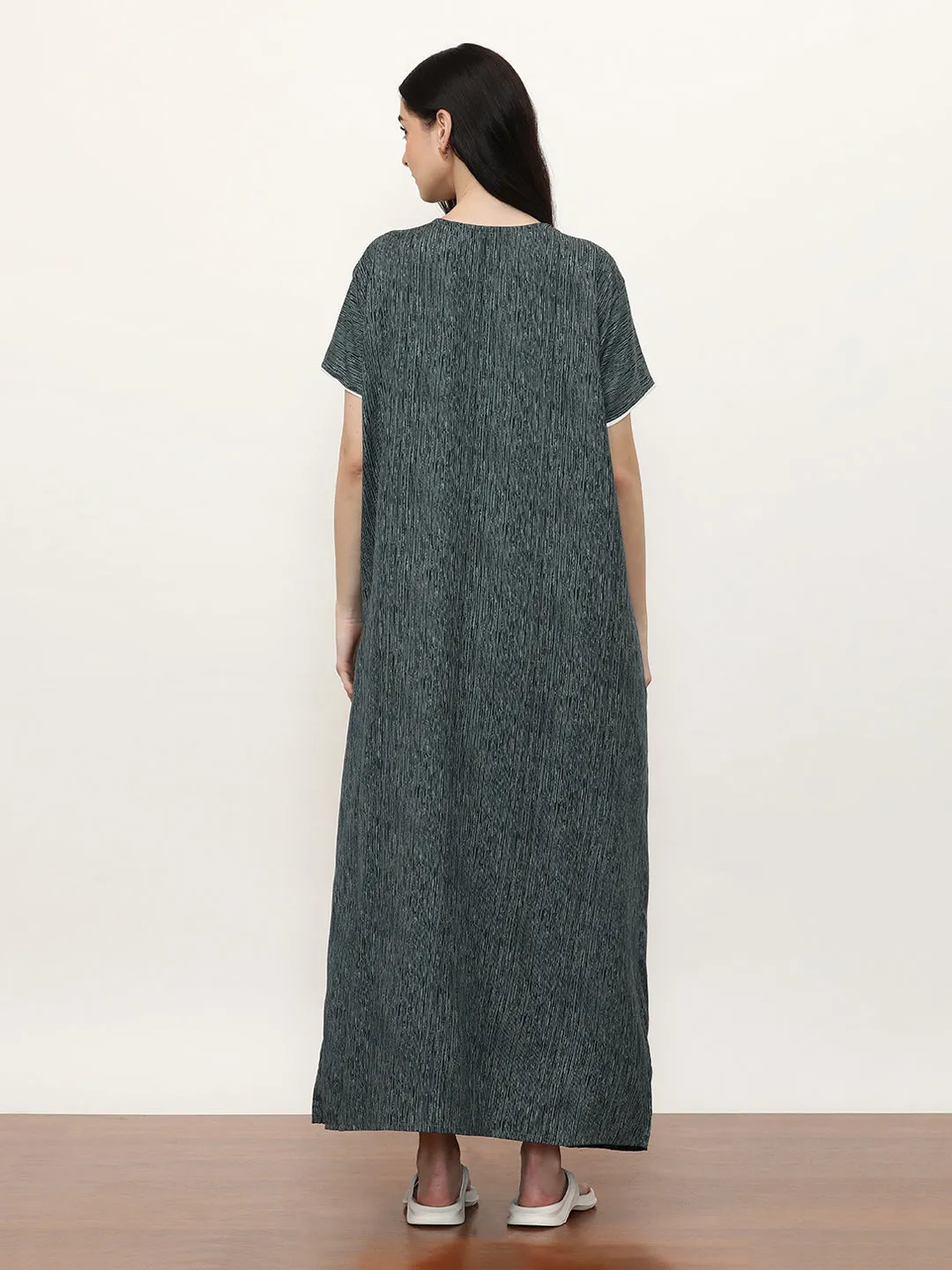 Printed Pure Cotton Maxi Nightdress
