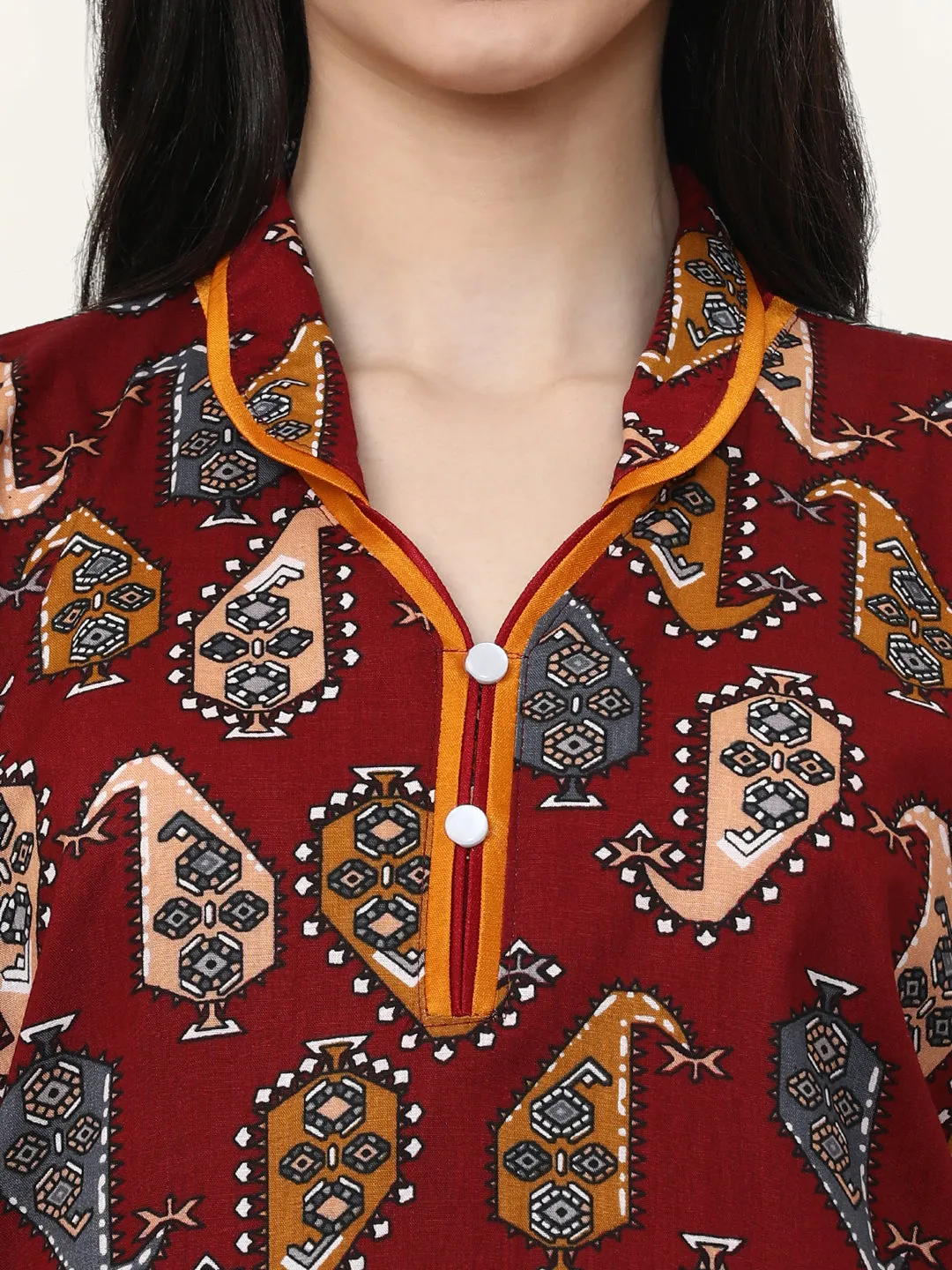 Printed Pure Cotton Maxi Nightdress