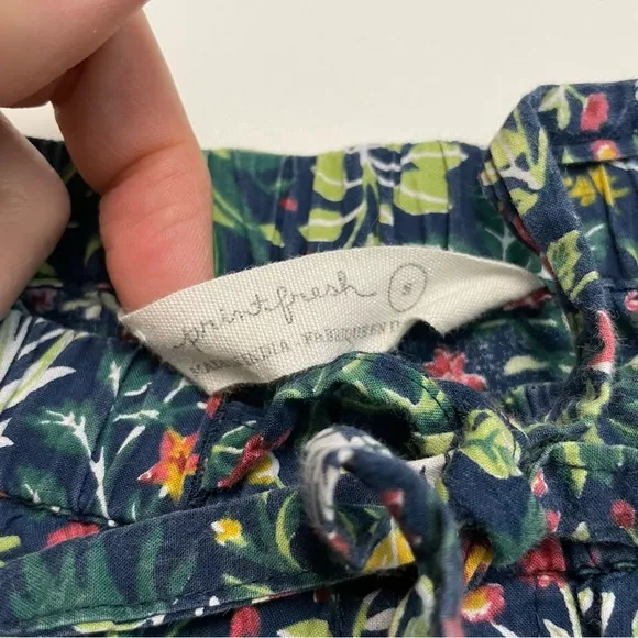 PrintFresh Pants Pajama Bottoms PJ’s Unicorn Whimsical Forest Floral Green