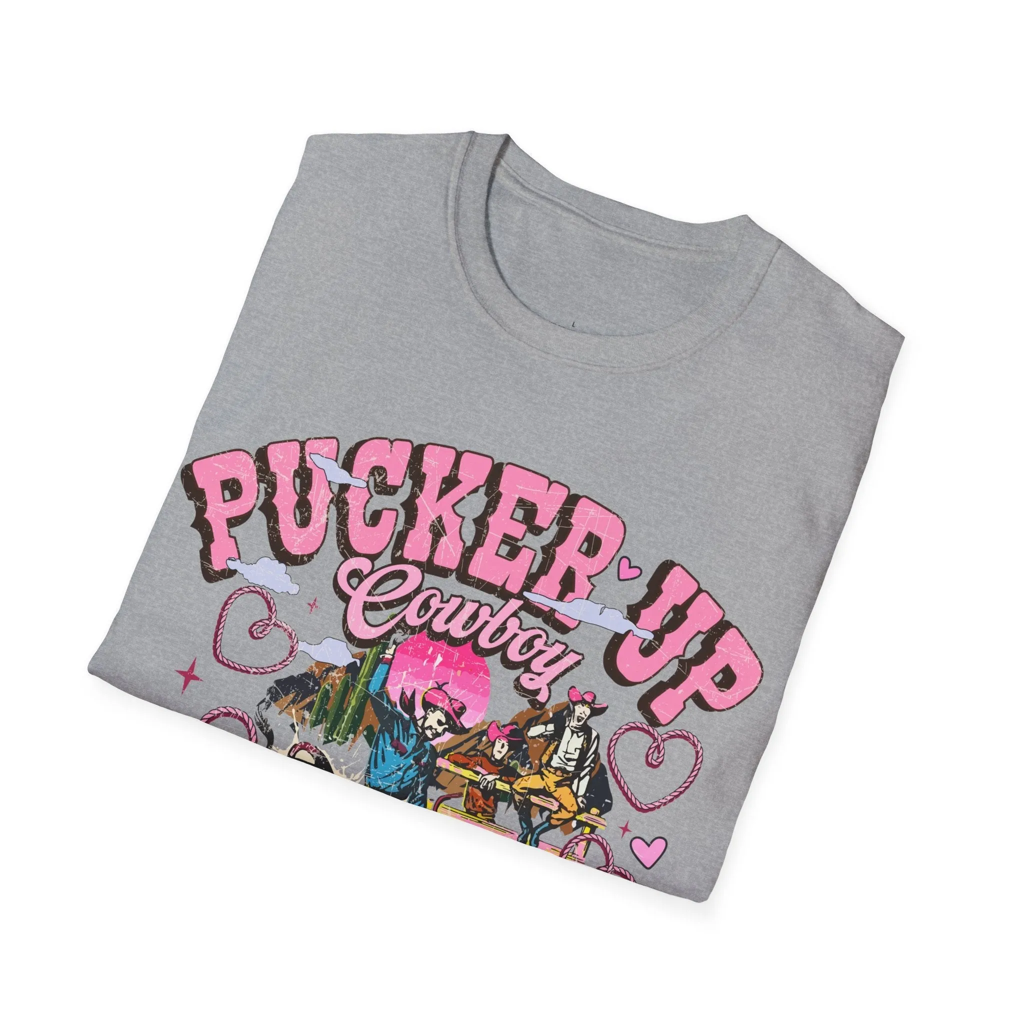 Pucker Up Cowboy Softstyle T-Shirt