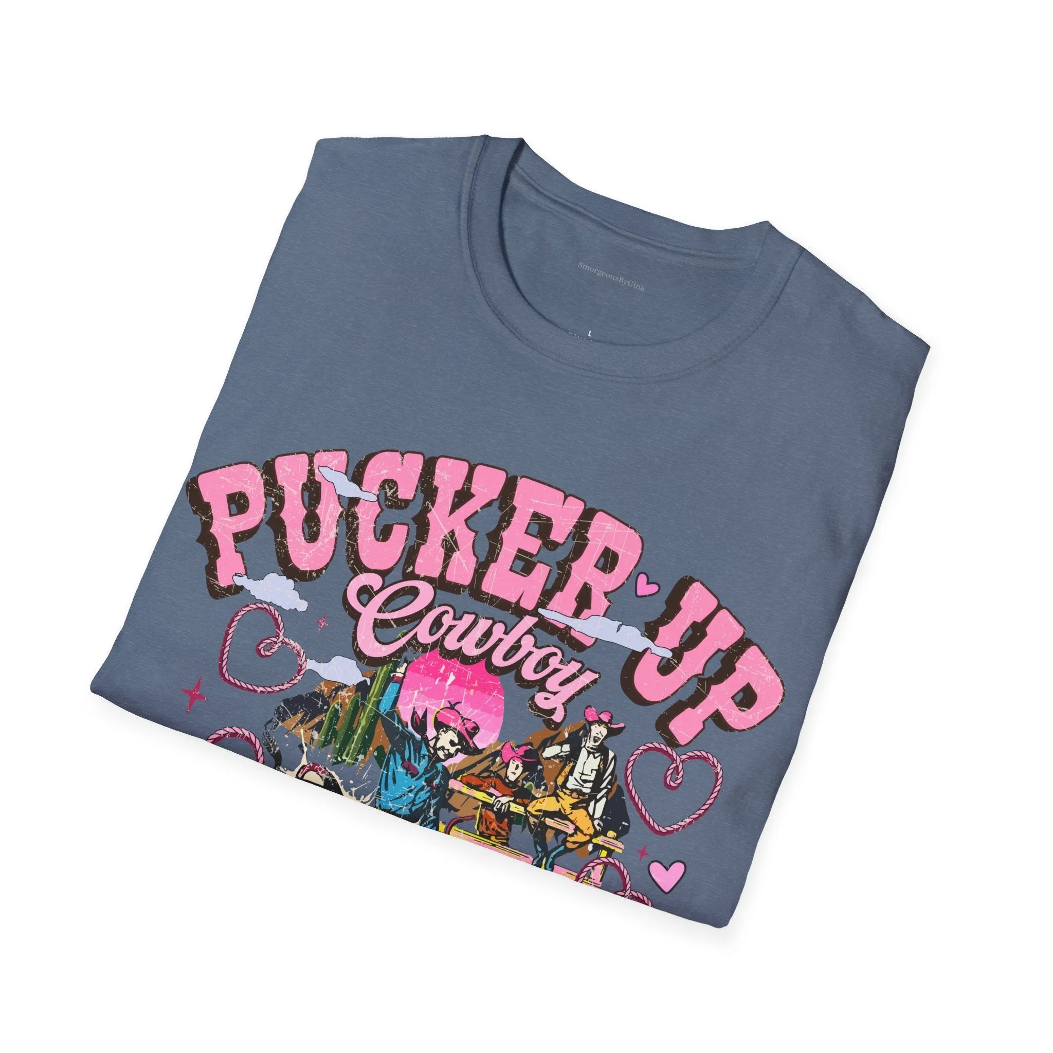 Pucker Up Cowboy Softstyle T-Shirt