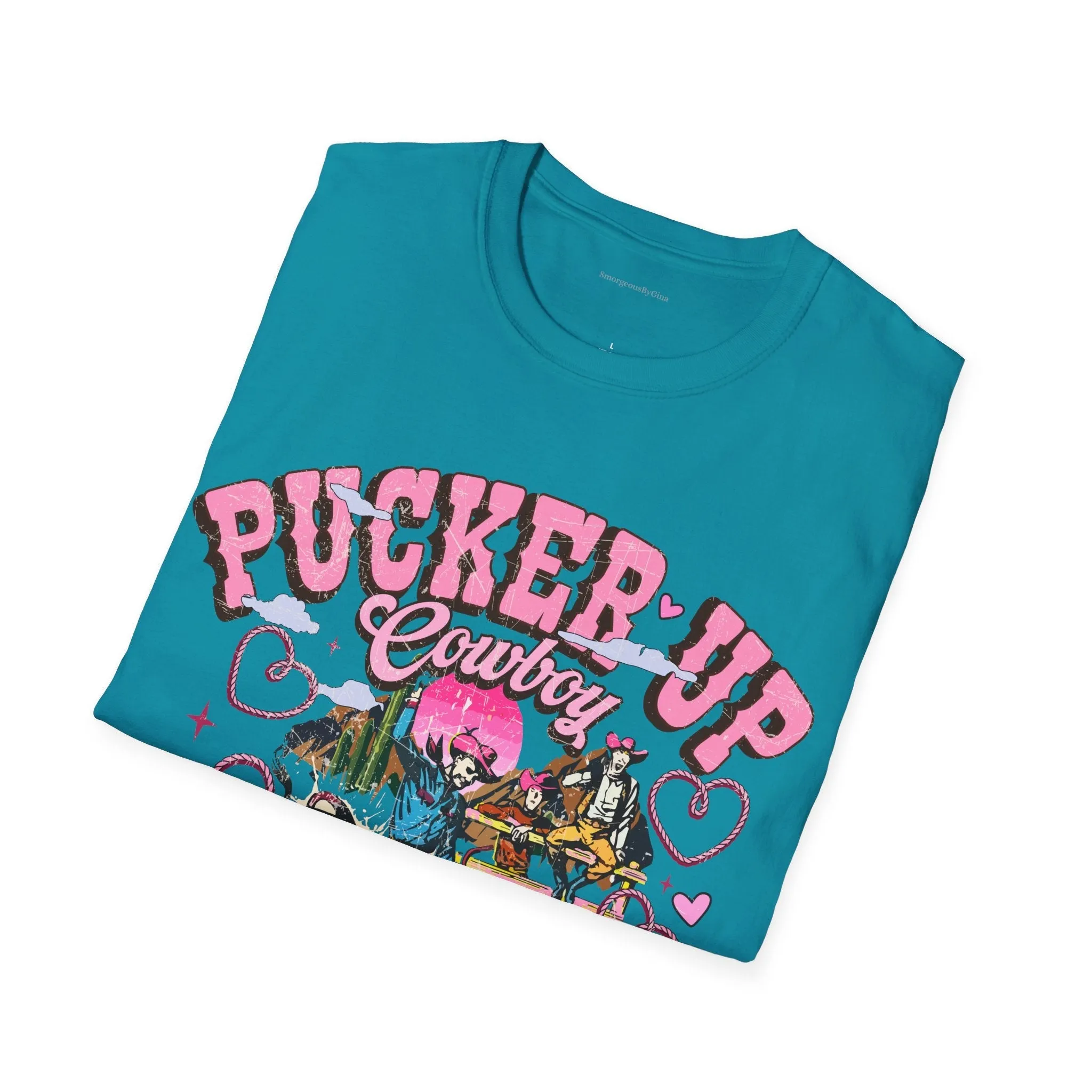 Pucker Up Cowboy Softstyle T-Shirt