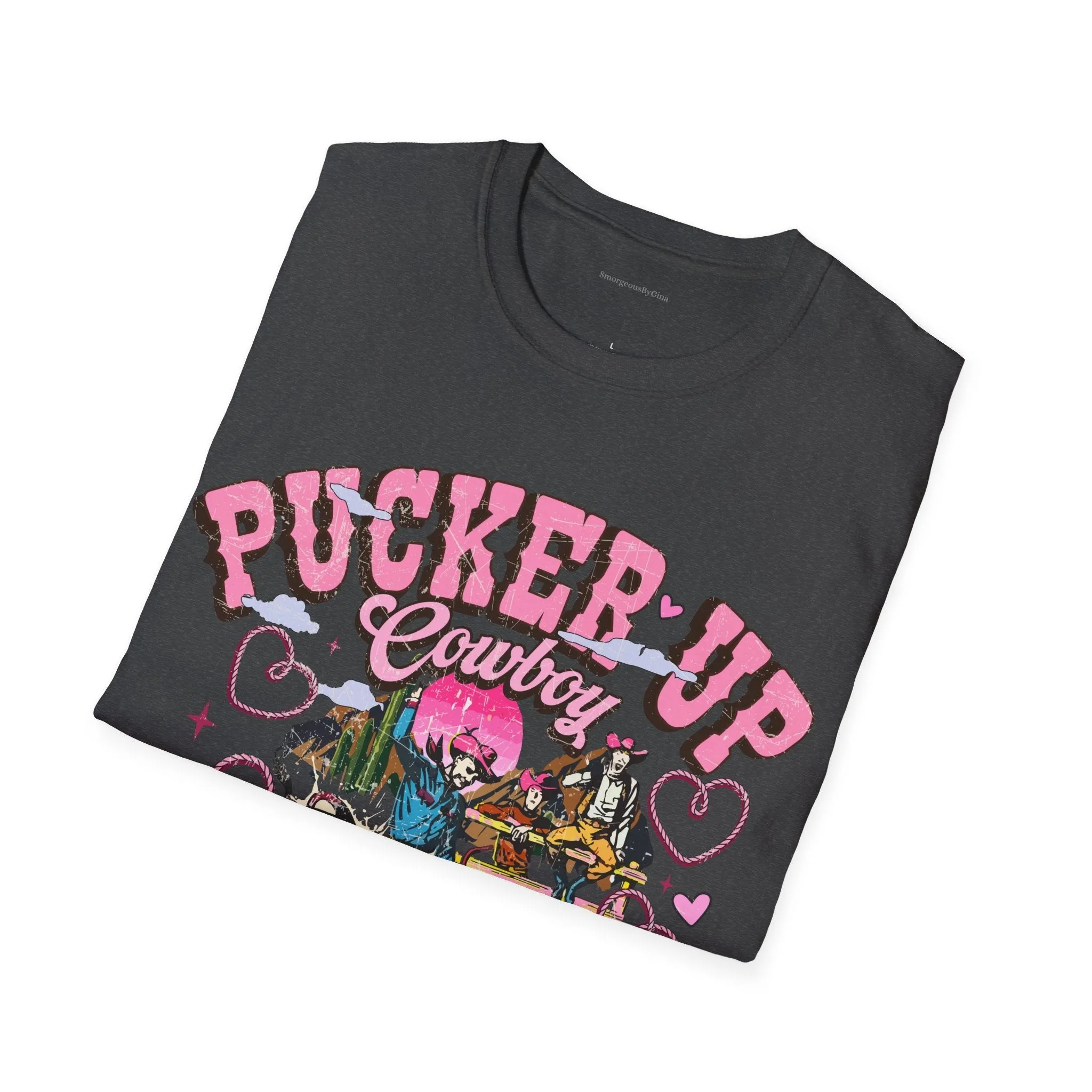 Pucker Up Cowboy Softstyle T-Shirt