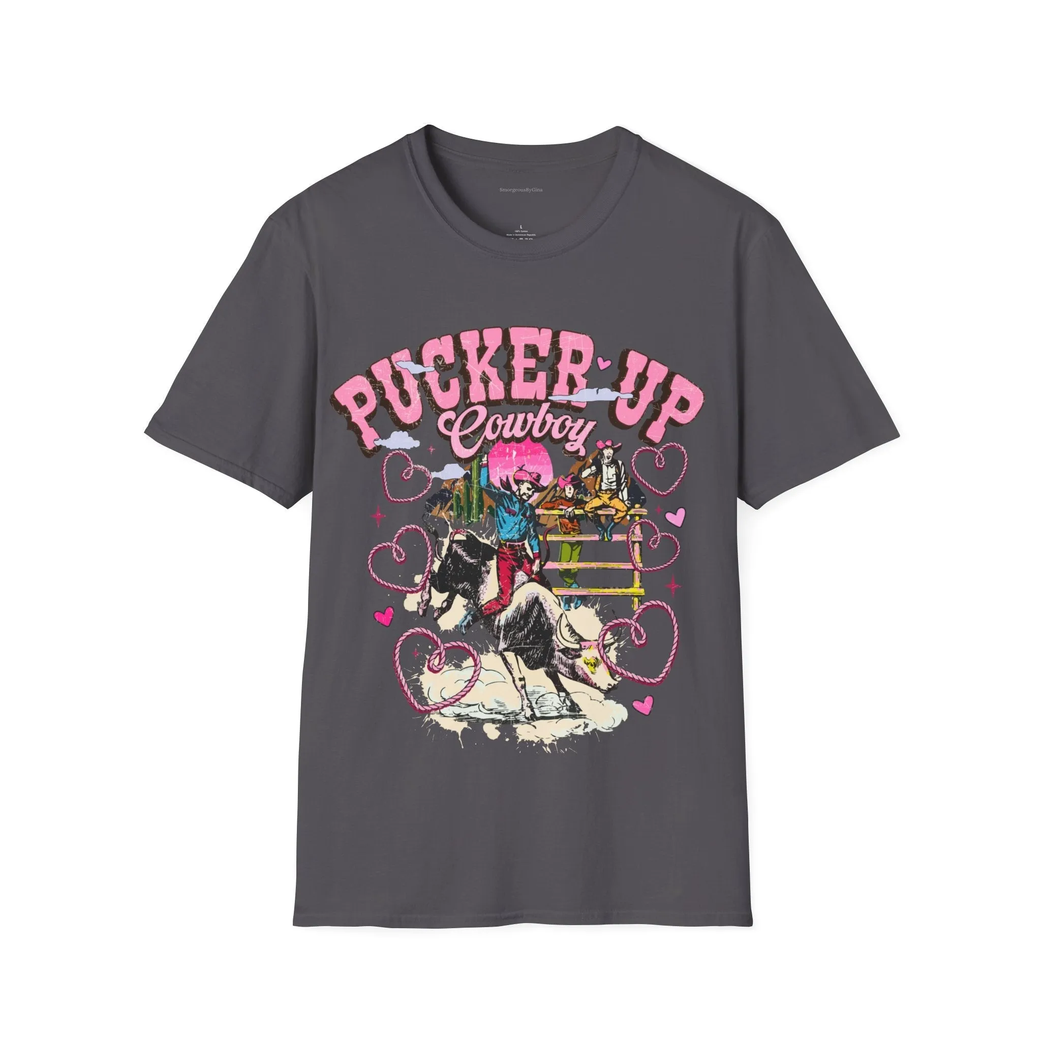 Pucker Up Cowboy Softstyle T-Shirt