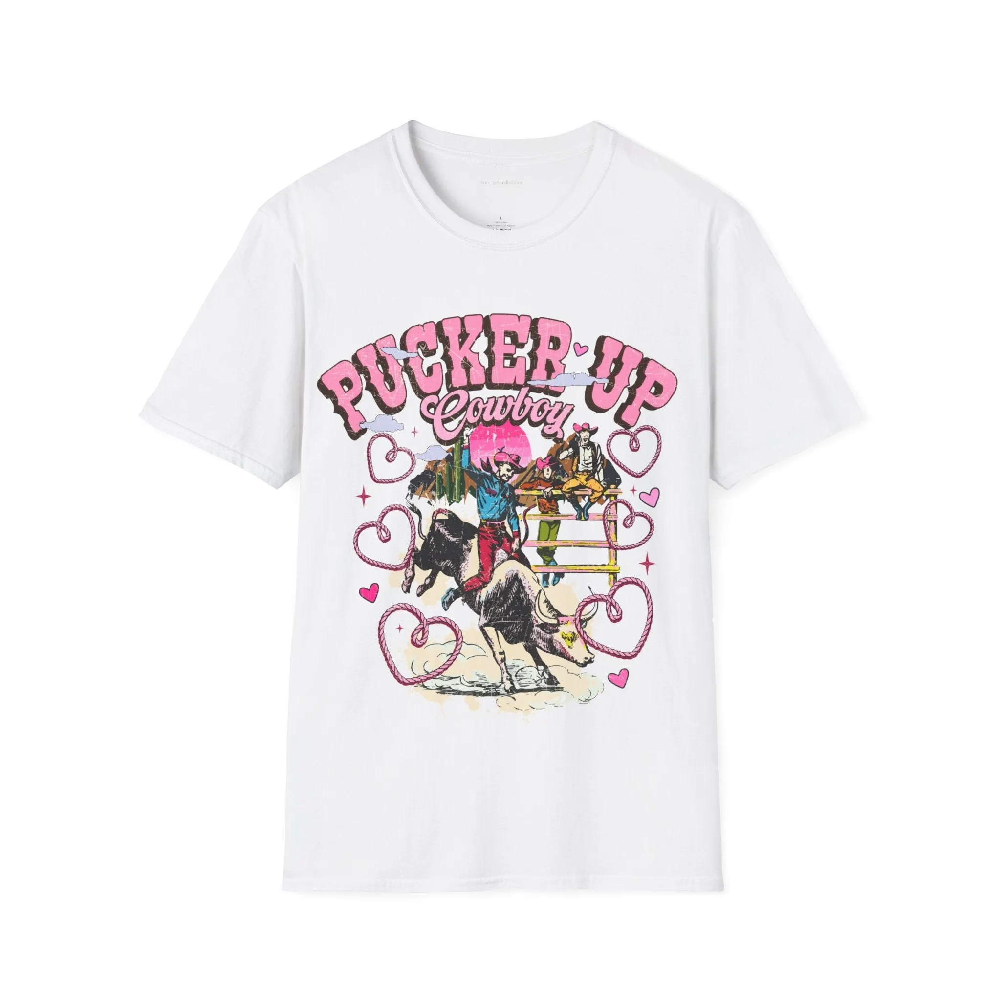 Pucker Up Cowboy Softstyle T-Shirt
