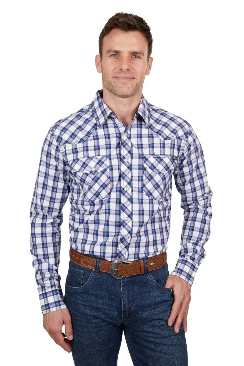 Pure Western Mens Alec Long Sleeve Shirt