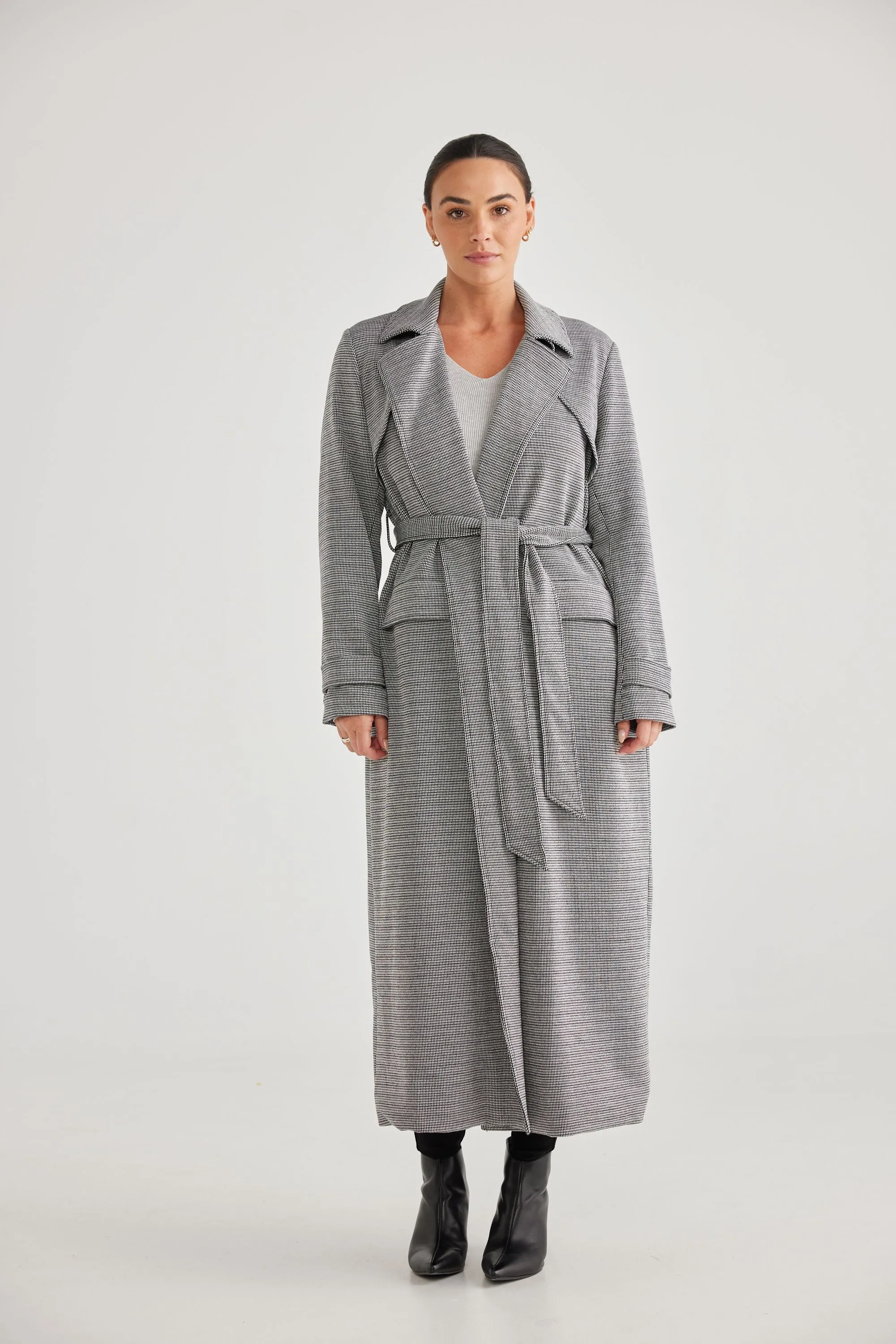 Queens Check Coat