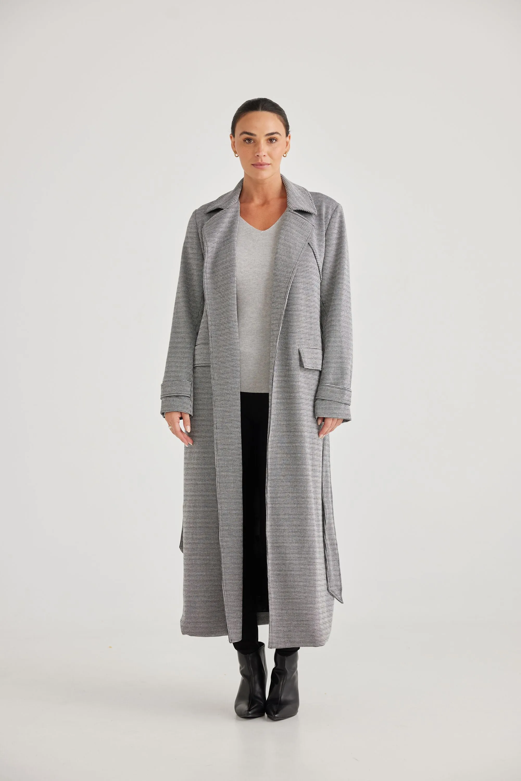 Queens Check Coat
