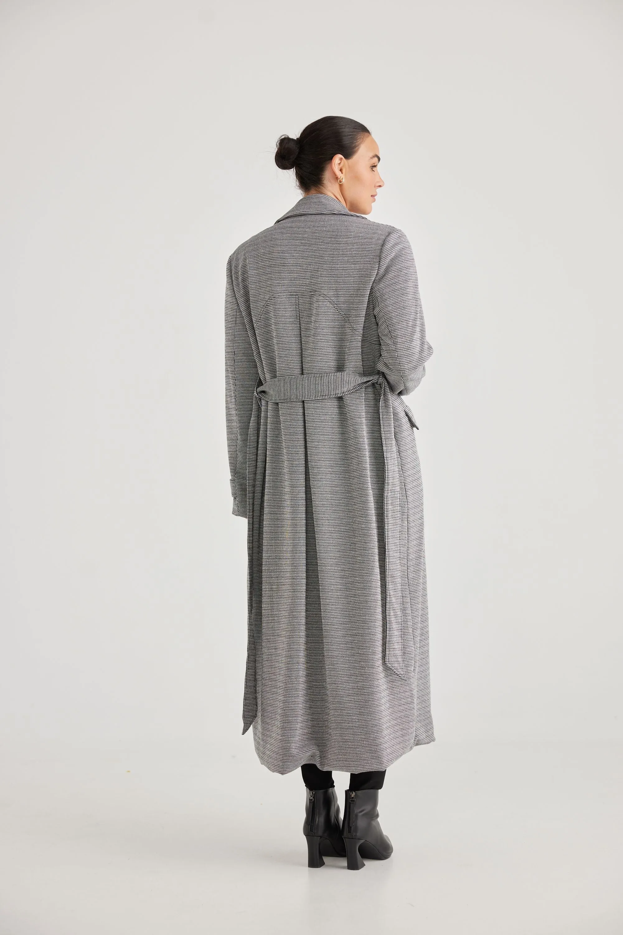 Queens Check Coat