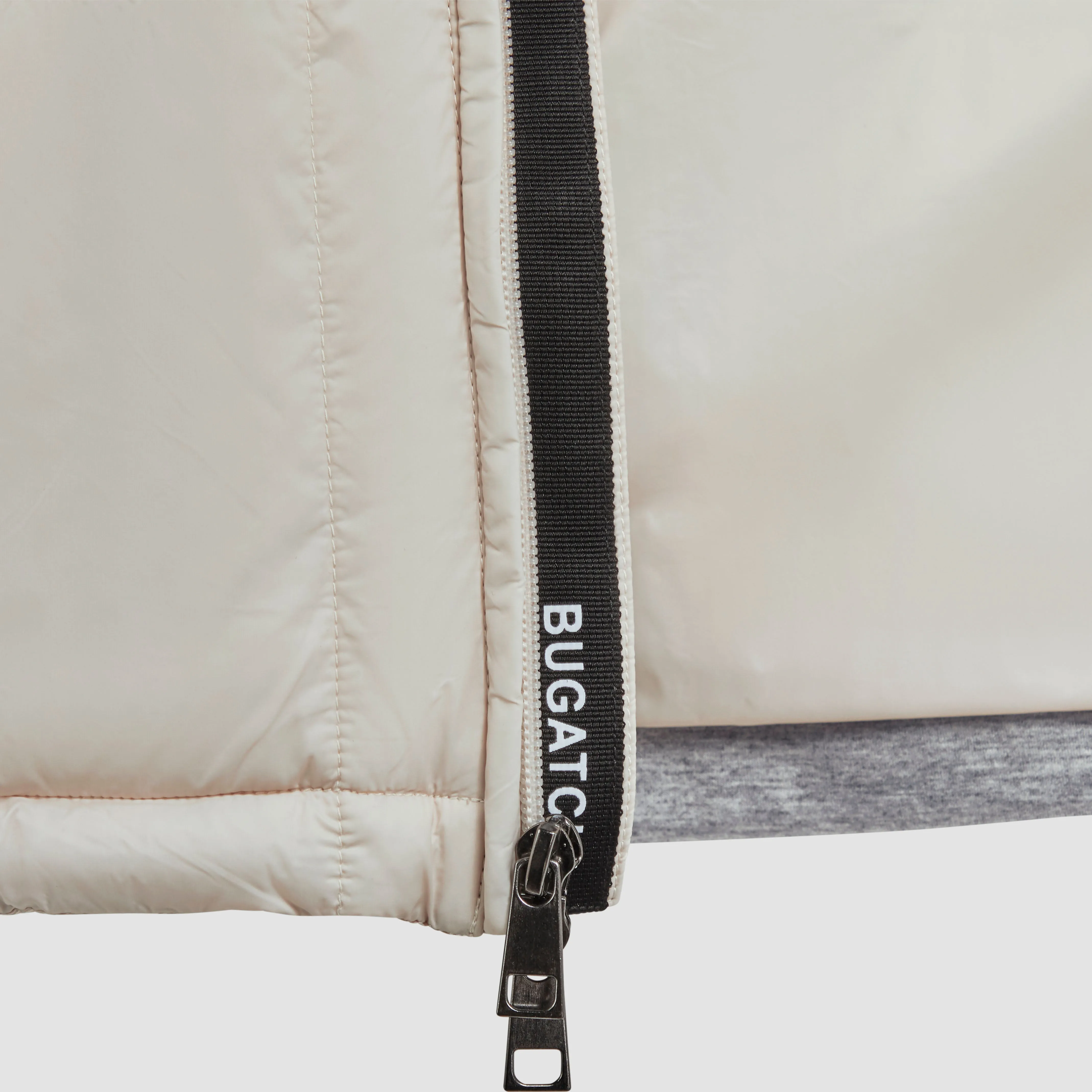 Quilted Vest with Stow-Away Hood