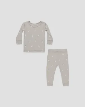 Quincy Mae - Bamboo Pajama Set - Snowmen