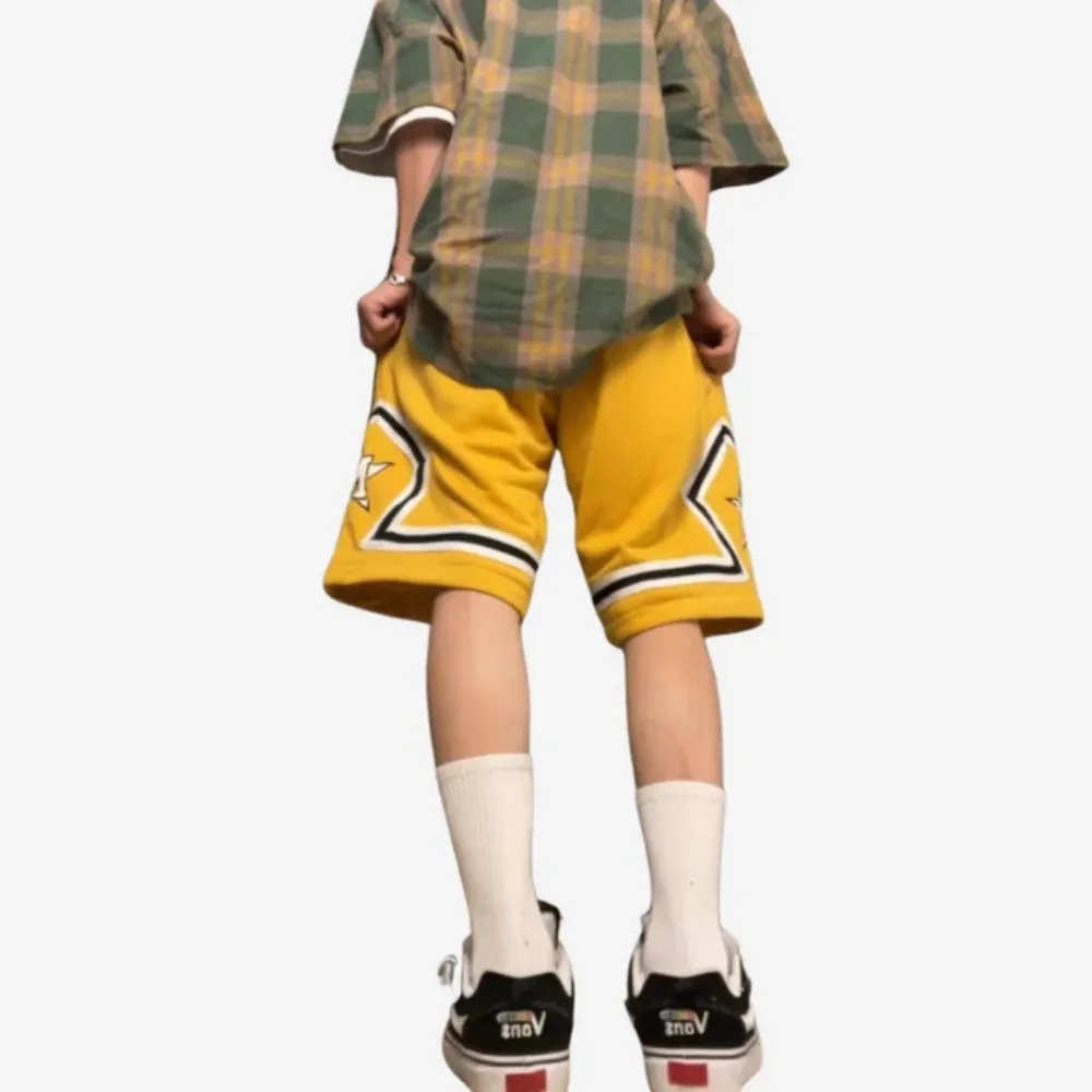 "American Embroidered Basketball" Shorts