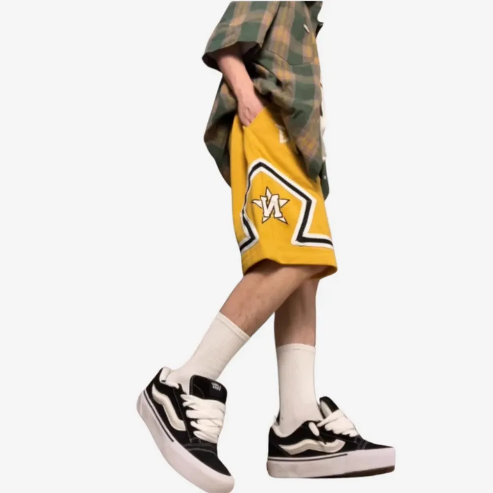 "American Embroidered Basketball" Shorts